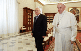 Le pape François reçoit le président palestinien Mahmoud Abbas au Vatican [Photos]