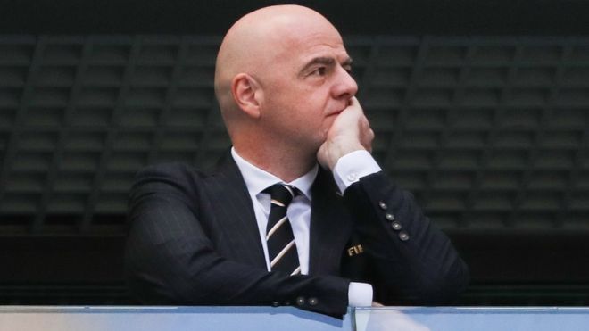 Infantino “attristé” par la déroute des équipes africaines au mondial russe