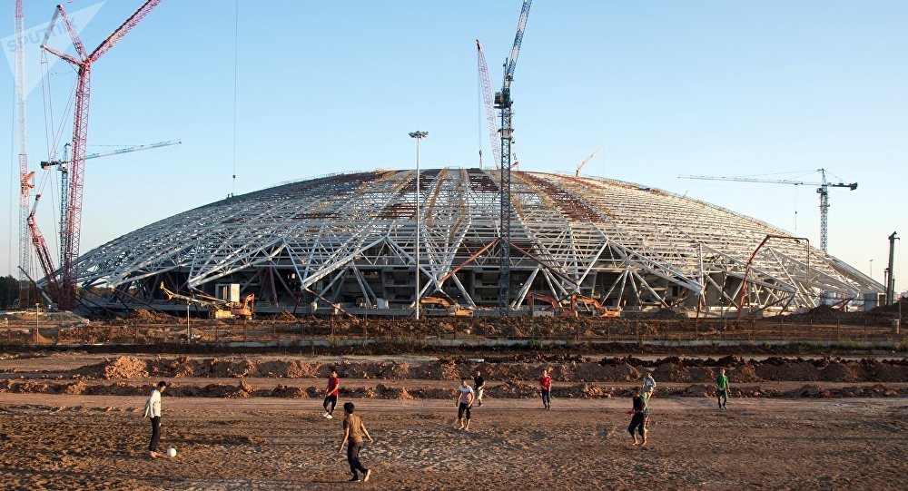 Mondial 2018: le stade de Samara se prépare à son premier match d’essai