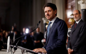 Le nouveau chef du gouvernement italien Giuseppe Conte a prêté serment