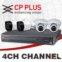 ENREGISTREUR HD DVR: Kit CP-PLUS 4CH 2,4 mégapixels