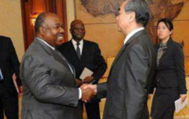 Ali Bongo and Wang Yi review China-Gabon relations