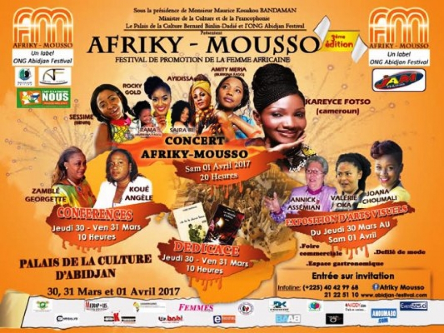 Côte d’Ivoire : la troisième édition du Festival Afriky Mousso pour la promotion de la femme ouverte à Abidjan