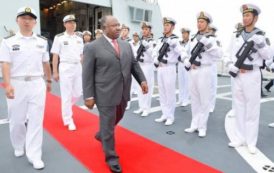 La 28ème flotte d’escorte de la marine chinoise accoste à Libreville