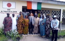 Côte d’Ivoire/Tiassalé: Le Japon offre 3 salles de classe, une cantine au village de Boussoué