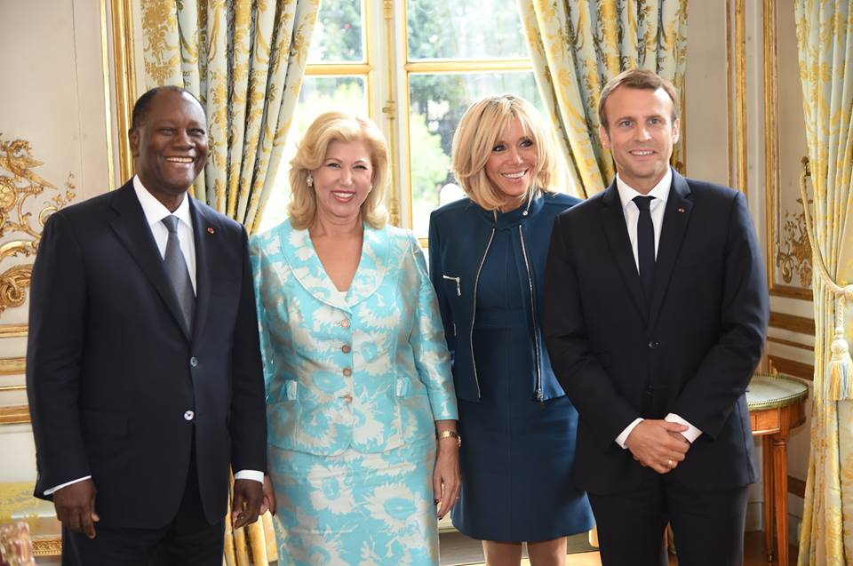 Déjeuner de travail Alassane Ouattara, Emmanuel Macron: Les premières images de la rencontre