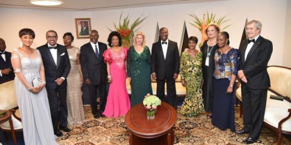 Côte d’Ivoire-France : Serge Varsano et Vincent Bolloré au dîner de gala de la fondation de Dominique Ouattara