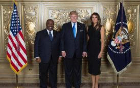 Réception offerte par  S.E.M. Donald TRUMP à S.E.M. Ali BONGO  en images