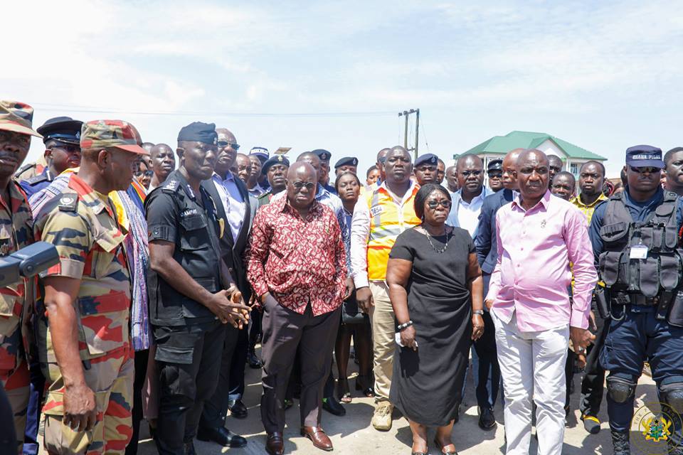 Visit to Atomic Junction gas explosion site; visit to Ridge Hospital in pictures