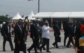 SEM Alassane Ouattara a Soubré pour l’inauguration du barrage hydroélectrique de Côte d’Ivoire en images