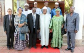 Le Chef de l’Etat S.E.M Ibrahim Boubacar KEÏTA a reçu le bureau de l’Académie des Sciences du Mali en images