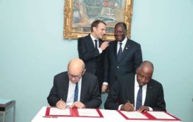 Cooperation France – Côte d’Ivoire : Deux conventions d’un montant de 65,6 milliards de francs CFA ont été signées en images