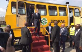 Début de la cérémonie de lancement des travaux de la ligne 1 du métro d’Abidjan en images