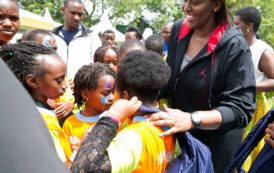 Le Président Kagame et la première dame Jeannette Kagame ont accueilli la fête des enfants de fin d’année en images