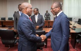 Benin : Le Président  Patrice TALON reçoit Monsieur Abdallah BOUREIMA, Président de la Commission de l’Union Economique et Monétaire Ouest-Africaine (UEMOA) en images