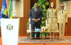 Cérémonie de présentation des vœux du nouvel an du Corps diplomatique au couple présidentiel gabonais Ali & Sylvia Bongo Ondimba en images