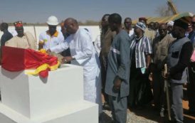 Le président du Faso, Roch Marc Christian Kaboré a procédé au lancement des travaux de construction et d’équipement d’une unité de formation et de recherche en sciences et techniques ( UFR/ST) en images