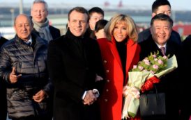 A l’invitation de son homologue chinois Xi Jinping, M. Macron est arrivé lundi à Xi’an en images