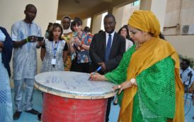 La première Dame du Niger Dr Lalla Malika Issoufou,  inaugure  la maison ” Oasis ” en images