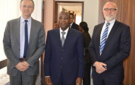 Côte d’Ivoire :  Une délégation de la banque BNP Paribas reçue par le Ministre Adama Koné en images