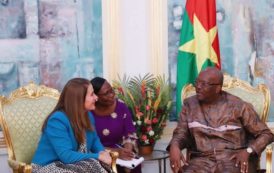 Madame Melinda GATES de la Fondation Bill et Melinda GATES reçue  par le Président du Faso en images