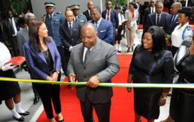 Gabon : Le Président  Ali Bongo a inauguré  le Guichet Unique de l’Agence nationale de la promotion des investissements( ANPI ) en images