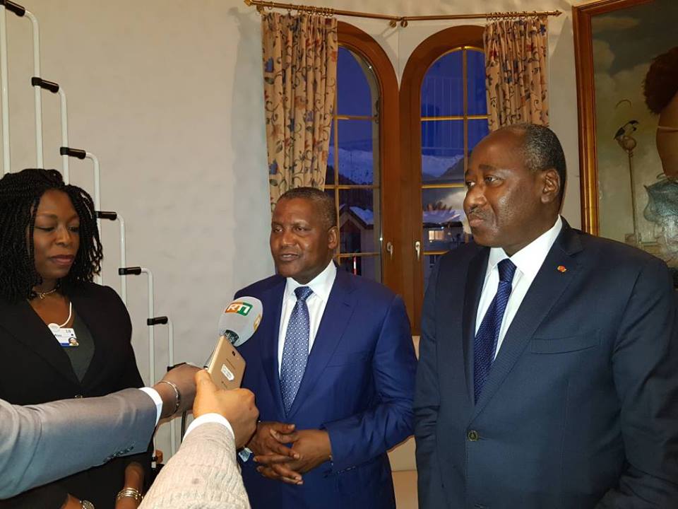 Cote D’ivoire  / Secteur privé : Le Premier Ministre Amadou Gon Coulibaly Et Aliko Dangote échangent sur les possibilites d’investissements