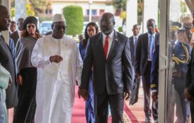 Sénégal :  Macky SALL a raccompagné  son homologue George Weah en images