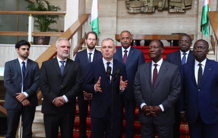 Côte d’Ivoire : Entretien du Président OUATTARA avec M. François DE RUGY, Président de l`Assemblée Nationale Française