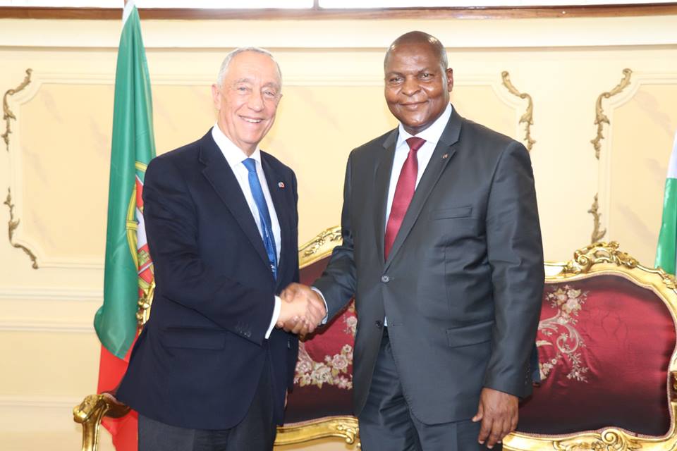 Fin de la visite du Président Marcelo Robelo De Sousa en République Centrafricaine[PHOTOS]