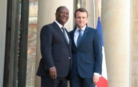 Le Président  Alassane OUATTARA s’est entretenu, avec son homologue français, Emmanuel MACRON [Photos]