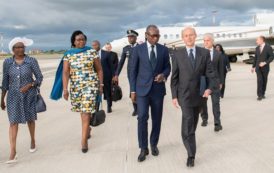 Arrivée du Président Patrice Talon en compagnie de son épouse Mme Claudine Talon à l’aéroport militaire ciampino de Rome [Photos]