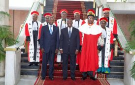 Le Président Alassane OUATTARA à l’audience de prestation de serment du Médiateur de la République, Adama TOUNGARA.(Photos)