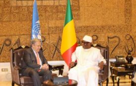 Tête-à-tête entre le Président de la République du Mali et le Secrétaire Général des Nations Unies.(Photos)