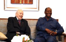 Le Président Alassane OUATTARA a accueilli M. Michel CAMDESSUS, ancien DG du FMI.(Photos)