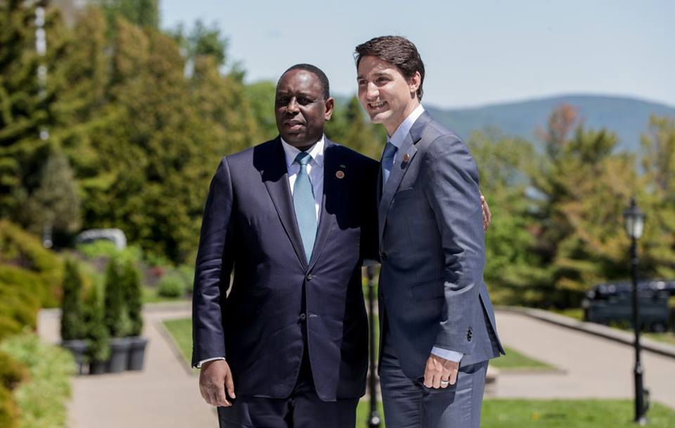 Echanges fructueux avec Justin Trudeau et Macky Sall