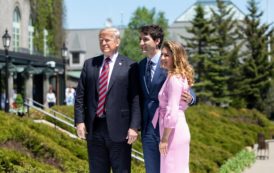 Voyage du Président Donald Trump arrive au sommet du G7 [Photos]