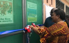 La Première Dame Rebecca Akufo-Addo à Bawjiaseune pour l’inauguration d’une clinique de maternité moderne.[Photos]