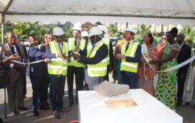 Côte d’Ivoire : Le Maire BENDJO et ses Partenaires lancent les Travaux Grand centre commercial + complexe hôtelier “4 étoiles” du Plateau [Photos]