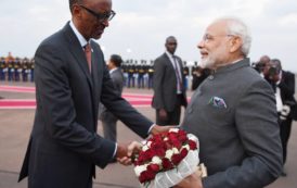 Le Président Kagame accueille le premier ministre modi de l’Inde pour sa première visite d’état au RWANDA [Photos]