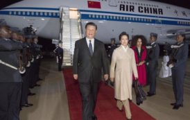 Arrivée du président chinois en Afrique du Sud pour une visite d’Etat