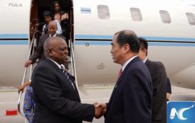 Arrivée du president botswanais Mokgweetsi Masisi à Beijing, capitale de la Chine [Photos]