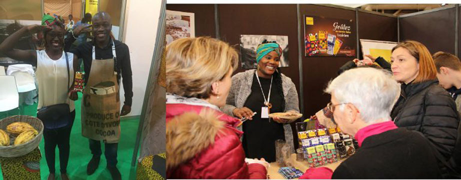 Côte-d’Ivoire: Au Salon du chocolat, les tablettes d’Axel Emmanuel font fureur