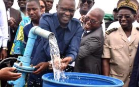 Côte d’Ivoire / Infrastructure economique : un chateau d’eau inaugure a Gnagbodougnoa