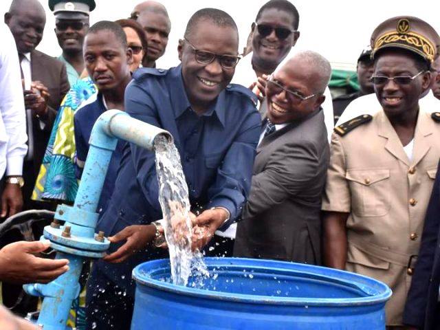 Côte d’Ivoire / Infrastructure economique : un chateau d’eau inaugure a Gnagbodougnoa