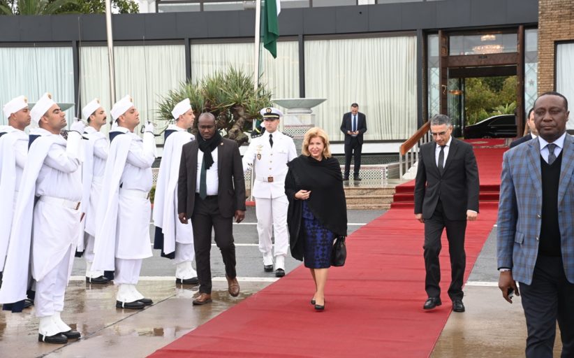 FIN DU SEJOUR DE TRAVAIL DE TROIS JOURS DE LA PREMIERE DAME (PHOTOS)