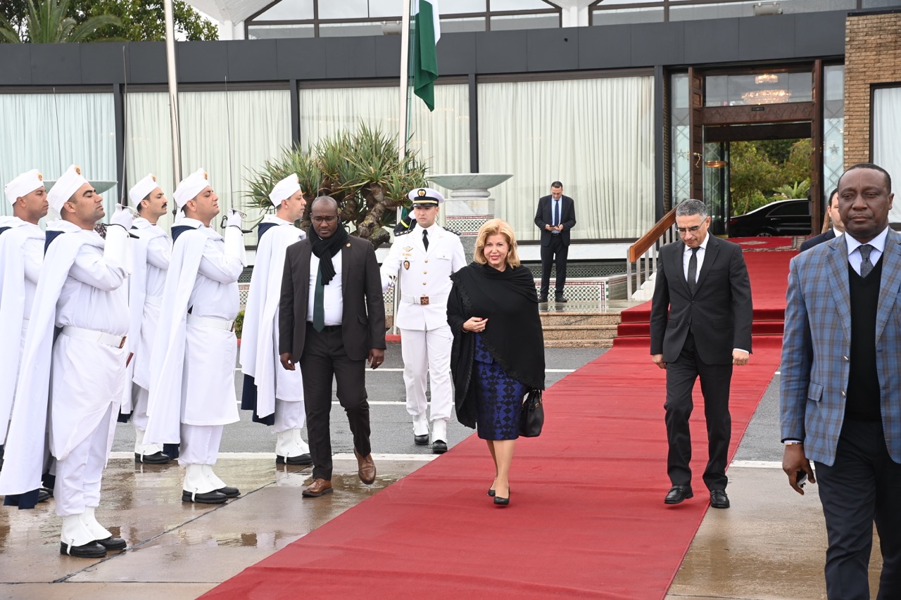 FIN DU SEJOUR DE TRAVAIL DE TROIS JOURS DE LA PREMIERE DAME (PHOTOS)