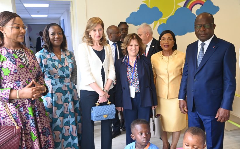 S.E.M. Sergio Matterella, Président de la République de l’Italie, a visité l’Hôpital Mère-Enfant Dominique Ouattara de Bingerville (photos)