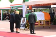 Hommage à la Nation et Présentation des Honneurs Militaires au Président Henri Konan Bédié (Photos)