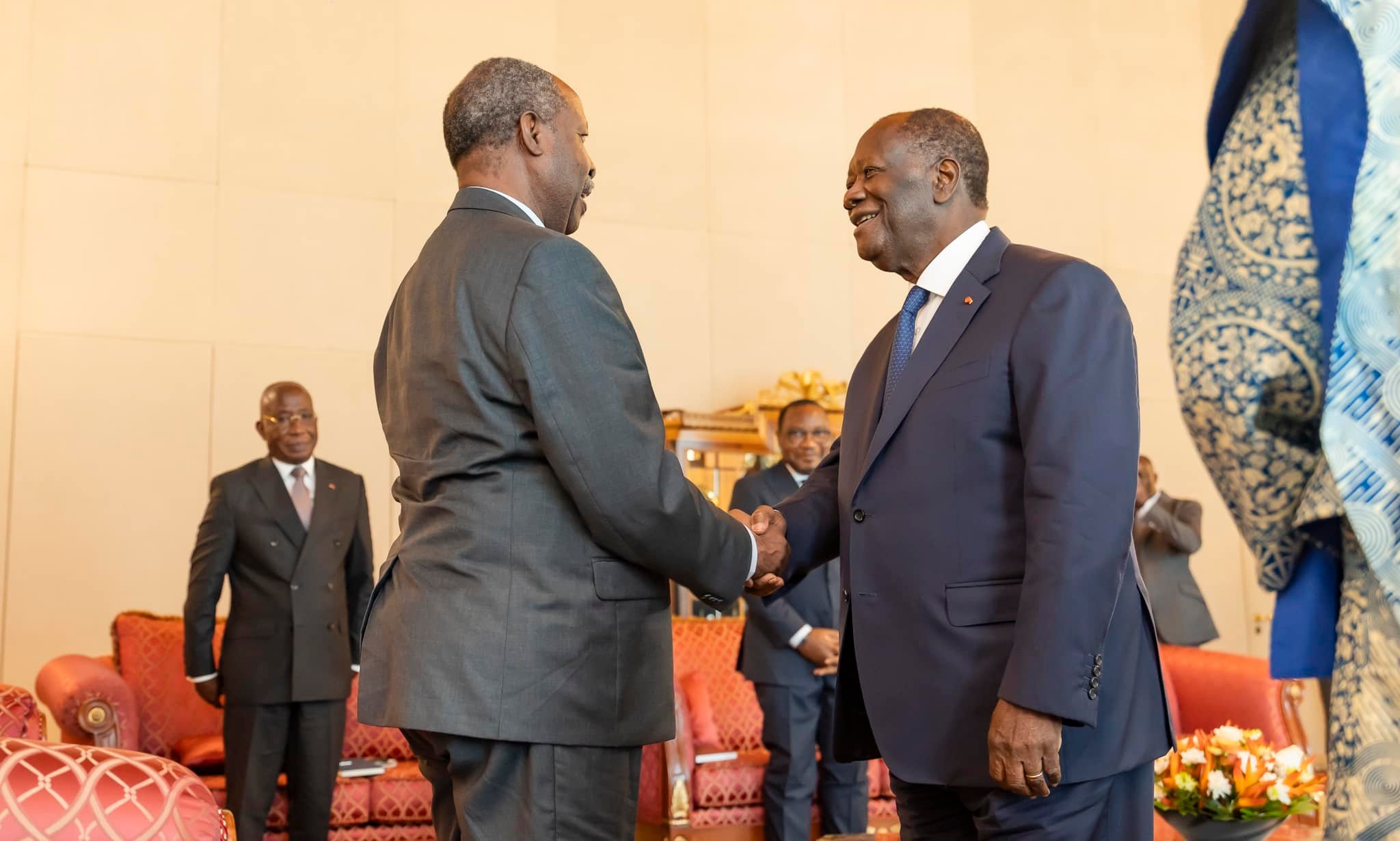 entretien avec le Président de la République, Alassane Ouattara, le Représentant Spécial du Secrétaire Général des Nations Unies pour l’Afrique de l’Ouest et le Sahel (photos)